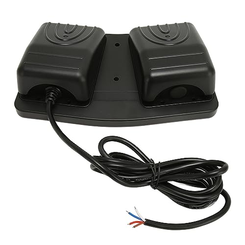 Pedal Operado por pé, Interruptor de pé Duplo Com Travamento Automático, Cabo de 2m, Conveniente par