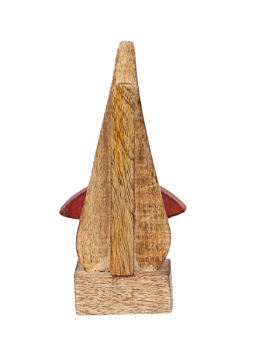 The StoreKing Valentine's Day Gifts Wooden Handmade Red Lip Shaped Eyeglass Spectacle Holder Display Stand for Girls Women Office Desk Home Décor Gifts