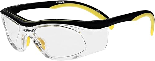 PRG-206YB Gafas de lectura de seguridad con receta (+1.50), Negro -