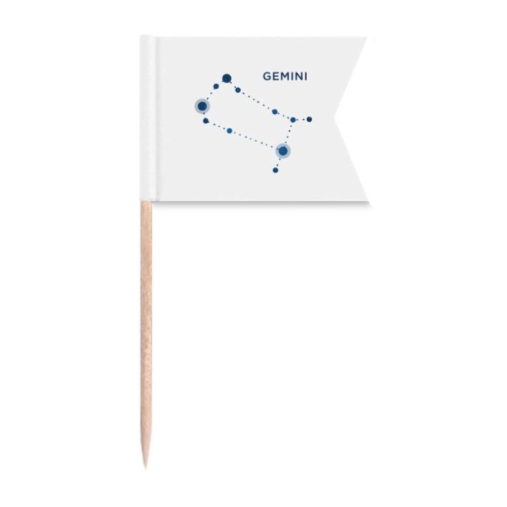 Plaque Gemini Constellation le cadeau zodiaque pour buffet de fête