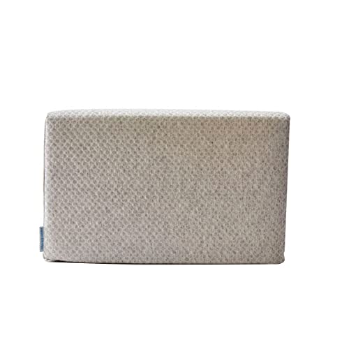 Lounge Doctor Elevating Leg Rest Pillow With Memory Foam, Uniquely Designed Incline Wedge For Vein Circulation, Leg Swelling, Lymphedema,Leg And Back Pain, Relaxation, Light Blue, 24" Wide, Small #TOP2