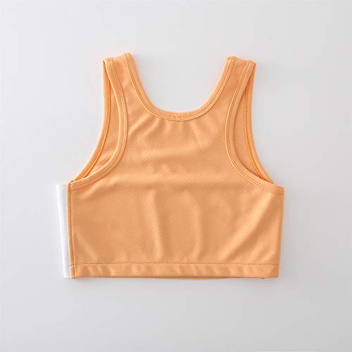 Fichário de peito respirável malha elástica shapewear para Tomboy trans lésbica (4-pack, M)