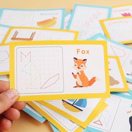 Formas geométricas de educación manipuladora para rincones de juego STEM 7