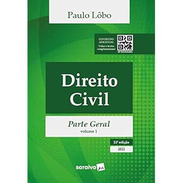 Capa do livro Direito Civil Volume 1 - Parte Geral