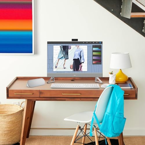Image of Dell 2024 Newest Inspiron 27 All-in-One Desktop, 27 inch FHD Touch Display, Intel 10-Core i7-1355U(up to 5.00 GHz), NVIDIA GeForce MX550, 64GB RAM, 2TB SSD, Wi-Fi 6E, Bluetooth, Windows 11 Pro