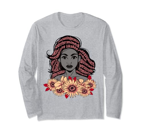 Regina Nera Donne Sista Melanin Madre Regine Sista Auntie Maglia a Manica