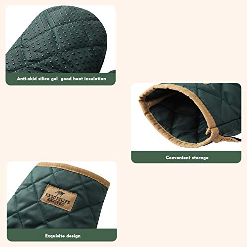 2pcs Luvas de Forno Luvas de Forno Luvas Anti-escaldadura Luvas Antiderrapantes de Microondas Isolam