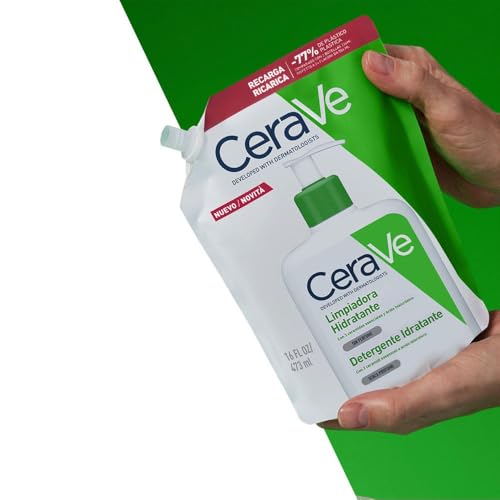 Miniatura 7 de Cerave - Gel Limpiador Hidratante, Para Piel Normal A Seca, Limpia E Hidrata, Equilibrio De La Piel, Con Ceramidas Esenciales Y Ácido Hialurónico, Apto Para Rostro Y Cuerpo, 473 Ml - Refill