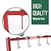 GRAND ORANGE 5ft-7ft Adjustable Automotive Painting Rack w/ 4 Swiveling & 8 Hooks Wheels Fit Hanging and Painting Automotive Panels, Doors, Bumpers Auto Body Stand for Painting Drying Paint Stand Red