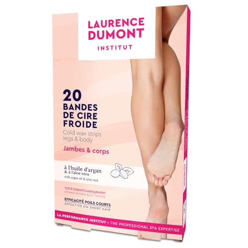 Laurence Dumont - 20 bandes de cire froide Jambes & Corps - Peau sensible : Peau lisse et douce