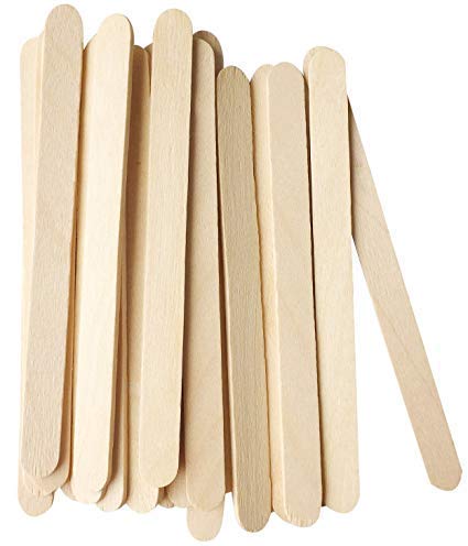 SNOOGG 4 Inch Resin Mixing Sticks, Pack of 50, bamboo wood resin Stirrers, Wood Mixing Paddles for Epoxy or Resin-image-22