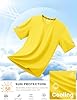 MAGCOMSEN Men's Sports T Shirts Crew Neck Breathable Lightweight Short Sleeve Tee Work Out Athletic Running Yellow, 3XL #1