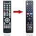 NTQinParts Replacement Remote Control Controller for Nakamichi Dragon 11.4.6, Home Surround Sound System, Dragon (Dual 12