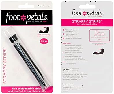 Foot Petals Strappy Strips In Black 