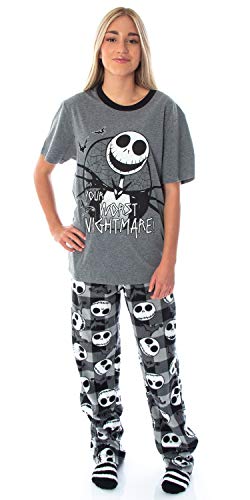 Seven Times Six Nightmare Before Christmas Jack Skellington 3 Piece Gift Set Pajama Pants, Shirt, and Cozy Socks2