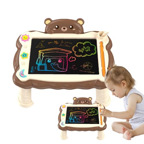 LCD Writing Tablet, Educational Kids Drawing Pad with Stand, Reusable Learning Tool, Interactive Art...