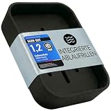 PARSA Beauty Seifenschale schwarz – rutschfeste Seifenablage mit Rubber Finish – stilvolles...