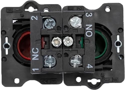 Bouton de commutation 22mm XB2 remplacer commande de démarrage défectueuse 1NO - 7