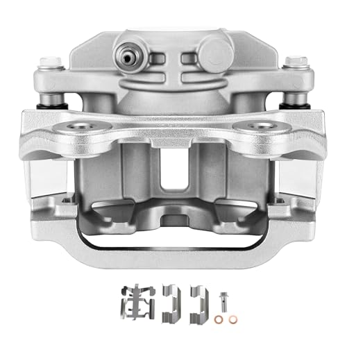 Image of SCITOO Rear Left Brake Caliper With Bracket 18B4726 Compatible For Cadillac 2000-2002 For Chevrolet 1999-2005 For GMC 1999-2005