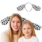 TopTie Dalmatian Headband Plush Headwear Halloween Costume Accessories Party Favors