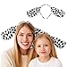 TopTie Dalmatian Headband Plush Headwear Halloween Costume Accessories Party Favors