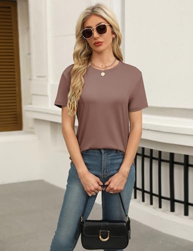 Ekouaer 2 Pack Womens Pajama Sets Short Sleeve Tops Jogger Pants Lounge Sets Soft Loungewear Printed Pj with Pockets4