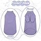 PUMYPOREITY Katze Baumwolle Kleidung, Pulli Warm für Haarlose Katze Weste Shirts Kätzchen Weiche Jumper Katzenkostüm Mantel für Kleine/Mittlere/Große Katzen(Lila, XL)