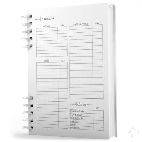NISTI PRINT, Planner Visão Semanal e Mensal Capa Dura Coleção Cute Bloom