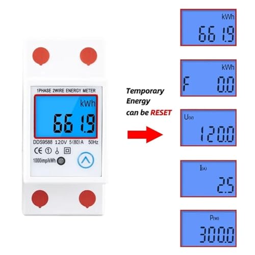 Compteur d'énergie pour studio et borne de recharge sur Rail Din - 2