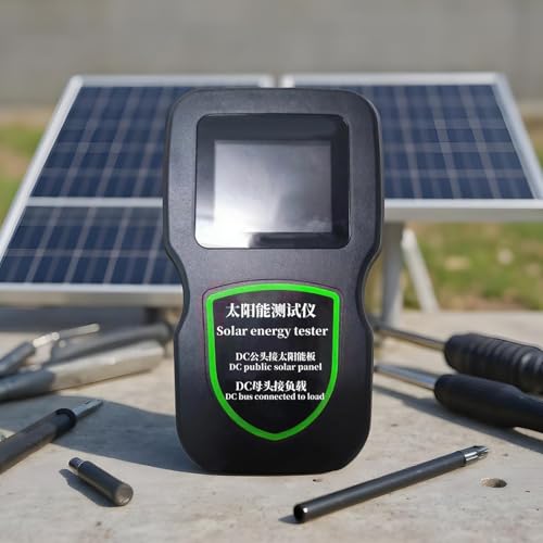 Medidor de energía de luz solar digital para solucionar problemas de carga en paneles 3