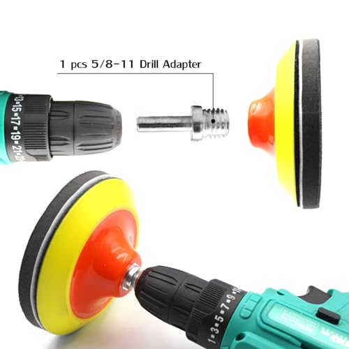 Zqlflfrm ZQL-189 5Inch Hook And Loop Backing Pad With 80 Sanding Discs - Angle Grinder Attachments thumb #6