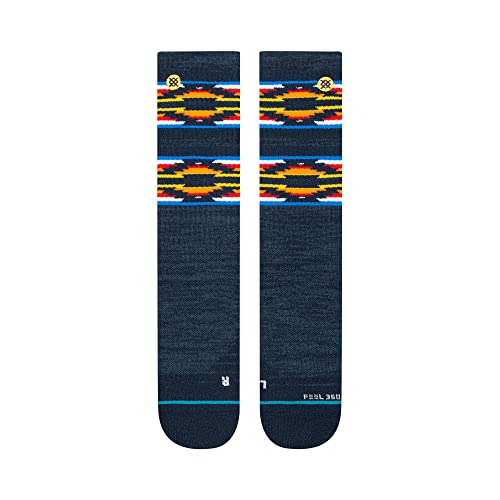 Stance Serape Dos Base Crew Socks (Small, Navy)2
