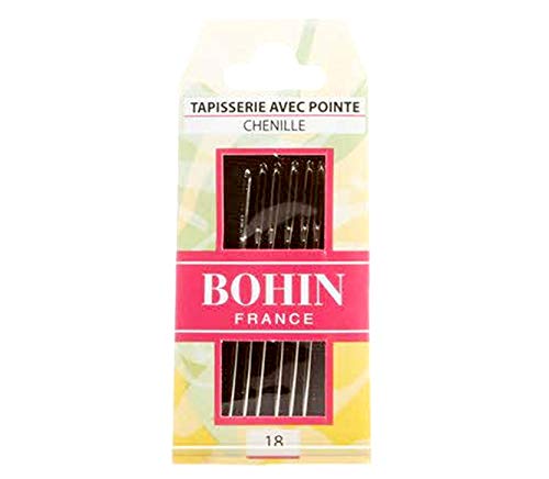 Image of Bohin Chenille Needles N18, Silver, one