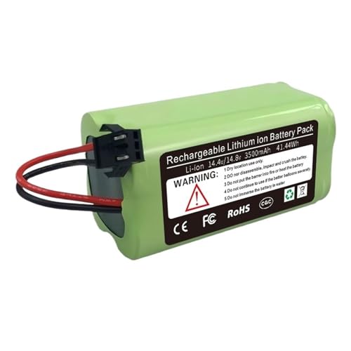 Batería De Iones De Litio De 3500 MAh, Compatible Con Aspiradoras Robot Lefant M201, M210, M210b, M301, M501A Y M520. Compatible Con Aspiradoras Robot OKP K2.(1pcs)