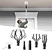GADFISH 12FT Light Bulb Changer for High Ceilings, 5-Piece Light Bulb Changer with Broken Bulb Extractor, Baskets and Suction Cup, Light Bulb Removal Tool