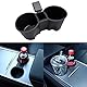 Tesla Model 3 Model Y Zubehör 3 Stück,1 Mittelkonsole Organizer,1 Auto Getränkehalter becherhalter,1 Armlehne Aufbewahrungsbox,Tesla geheimfach 2023 2022 2021 Accessories,Geschenke für Tesla Fahrer