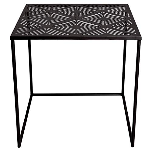 Simple Wrought Iron Side Table/Square Coffee Table,Ight, Rustproof, Us Simple Wrought Iron Side Table/Square Coffee Table,Ight, Rustproof, Us
