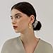 FAMARINE Gold Hoop Dangle Earrings for Women Gold Drop Huggie Earrings Fashion Link Earrings