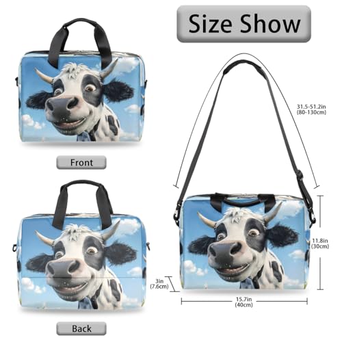 Bolso para portátil 16 pulgadas con asa y correa desmontable miniatura 5
