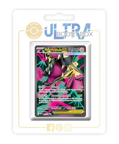 Méga-Mysdibule ex 162/132 Full Art Secrète - Myboost X Méga-Évolution 1 - Coffret de 10 Cartes Pokémon Françaises