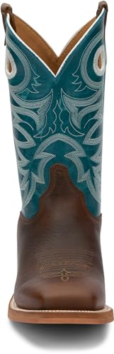 Justin Drennan 11" Western Boot for Men, Premium Leather, Cushioned Insole, Durable Outsole4