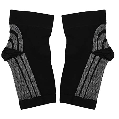 needlid Heel Brace, Sports Foot Brace, Compression Foot Sleeves, Foot Protective Sleeve, Comfortable Lightweight Close‑fitting for Men Women(M)