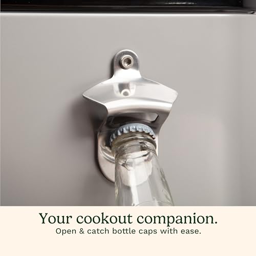 Cuisinart 80 Qt Cooler Cart, Portable Outdoor Beverage Cooler with Storage Shelf, Bottle Opener and Cap Collector, Summer BBQs, Cookouts and Tailgates, 48 Hour Cold Drinks, Chill, Fresh Sodas and Beer