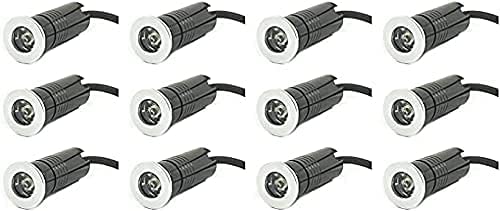 Angolo Luce : 60° - 12PZ Faretto led 3W luce naturale segnapasso incasso calpestabile esterno interno DR