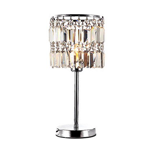Cristal véritable rectangulaire pour la lampe de table haut de gamme