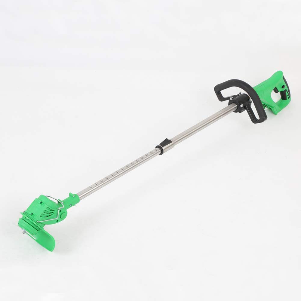 Cortacésped Inalámbrico 12V/21V Jardín Cortacéspedes Herramientas eléctricas para Exteriores Lncluir Batería+Cargador+Cuchilla Redonda+Hoja de Metal+Cuchilla de plástico,12v