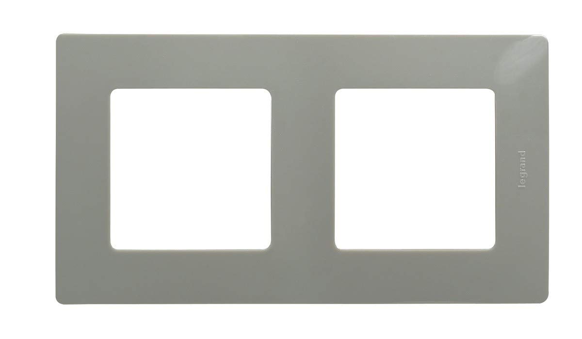 Plaque De Finition Double Legrand NILOE ONYX (96711) - Neuf, Usage Horizontal/vertical
