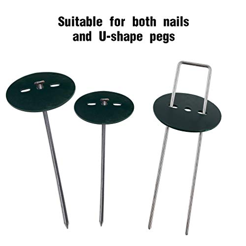 AGAKY Grondankers, professionele grondankers van verzinkt staaldraad, robuuste haringen voor tuin, bevestiging van folie… - Image 5