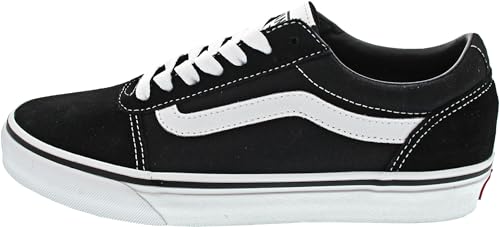 Vans Ward Homme, (Suede/Canvas) Black/White, 42 EU