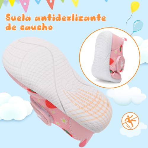 Image of FEETCITY Baby First Walking Shoes Boys Girls Infant Crib Shoes Breathable